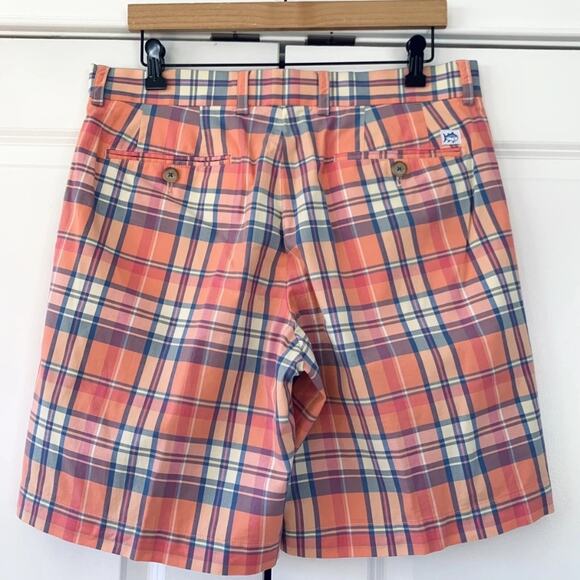 Southern Tide Men's Plaid Skipjack Shorts 32 - Picture 2 of 6